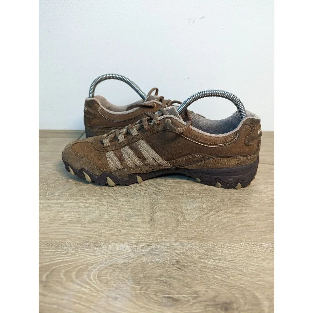 Skechers Womens Compulsions Blender 46884 Brown Casual Shoes Sneakers Size 10 - Picture 7 of 9